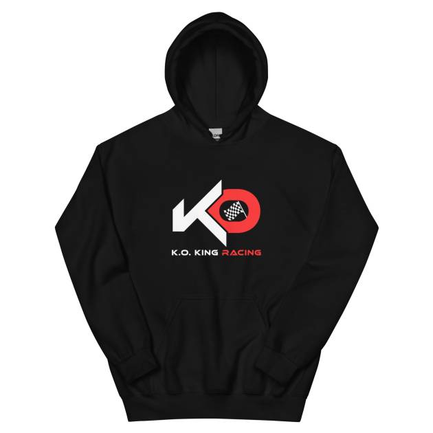 Unisex K.O. King Racing Hoodie White Logo